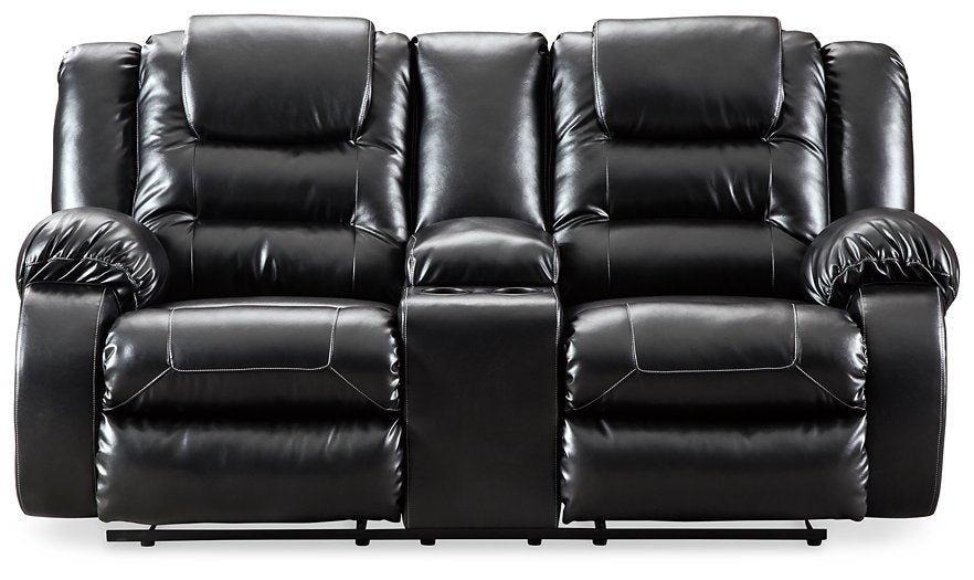 Vacherie Reclining Loveseat with Console - World Furniture Gallery (Newark, CA)