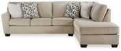 Decelle 2-Piece Sectional with Chaise - World Furniture Gallery (Newark, CA)