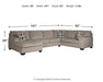 Ballinasloe 3-Piece Sectional with Chaise - World Furniture Gallery (Newark, CA)