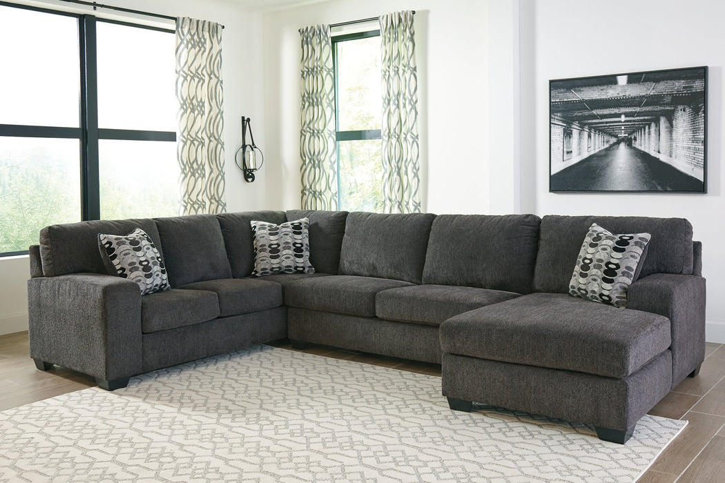 Ballinasloe 3-Piece Sectional with Chaise - World Furniture Gallery (Newark, CA)