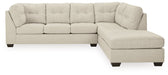 Falkirk 2-Piece Sectional with Chaise - World Furniture Gallery (Newark, CA)