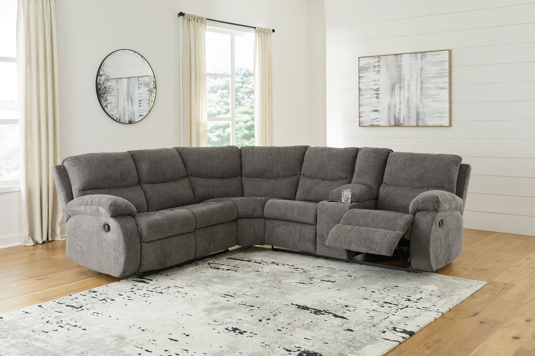 Museum 2-Piece Reclining Sectional - World Furniture Gallery (Newark, CA)