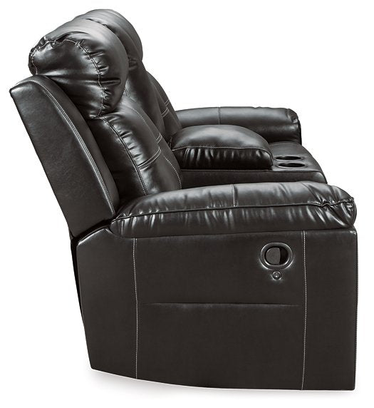 Kempten Reclining Loveseat with Console - World Furniture Gallery (Newark, CA)