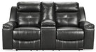 Kempten Reclining Loveseat with Console - World Furniture Gallery (Newark, CA)