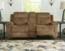 Huddle-Up Glider Reclining Loveseat with Console - World Furniture Gallery (Newark, CA)