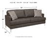 Arcola Sofa & Loveseat Living Room Set - World Furniture Gallery (Newark, CA)