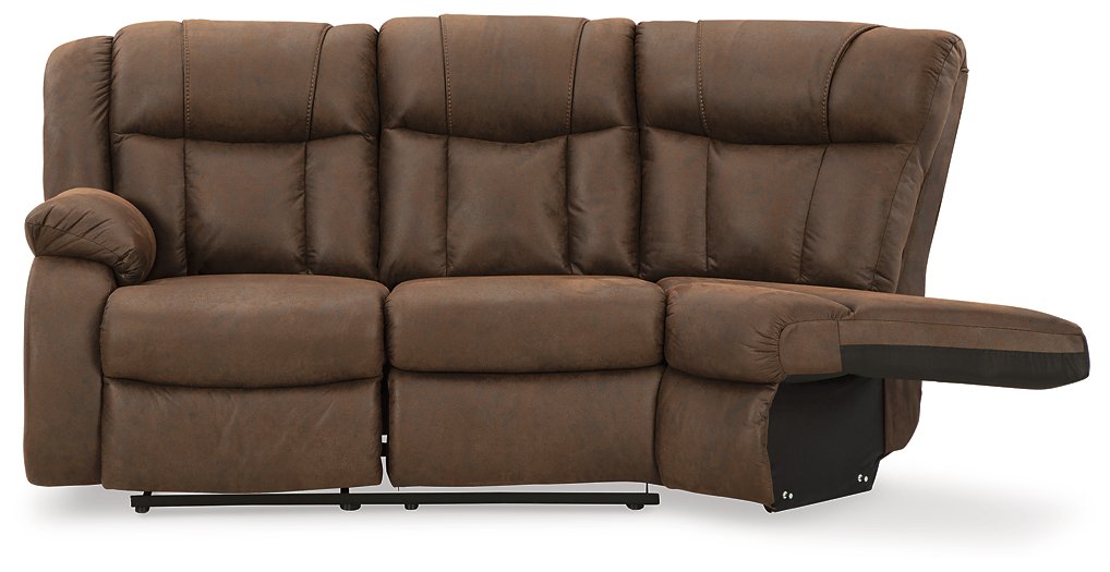 Trail Boys 2-Piece Reclining Sectional - World Furniture Gallery (Newark, CA)