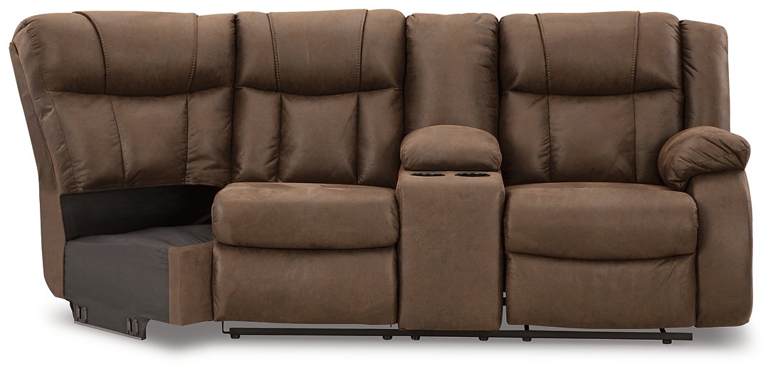 Trail Boys 2-Piece Reclining Sectional - World Furniture Gallery (Newark, CA)