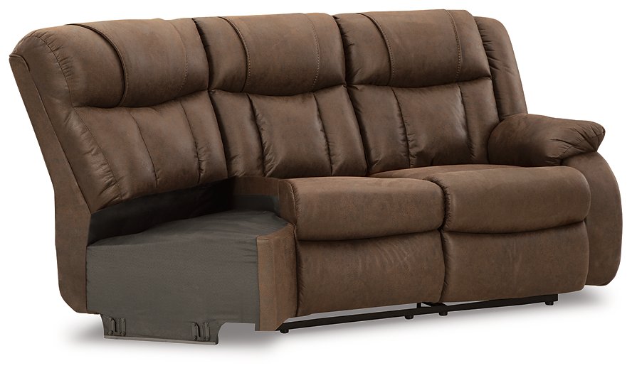 Trail Boys 2-Piece Reclining Sectional - World Furniture Gallery (Newark, CA)