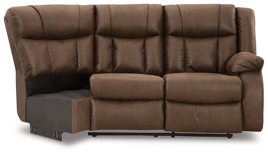 Trail Boys 2-Piece Reclining Sectional - World Furniture Gallery (Newark, CA)