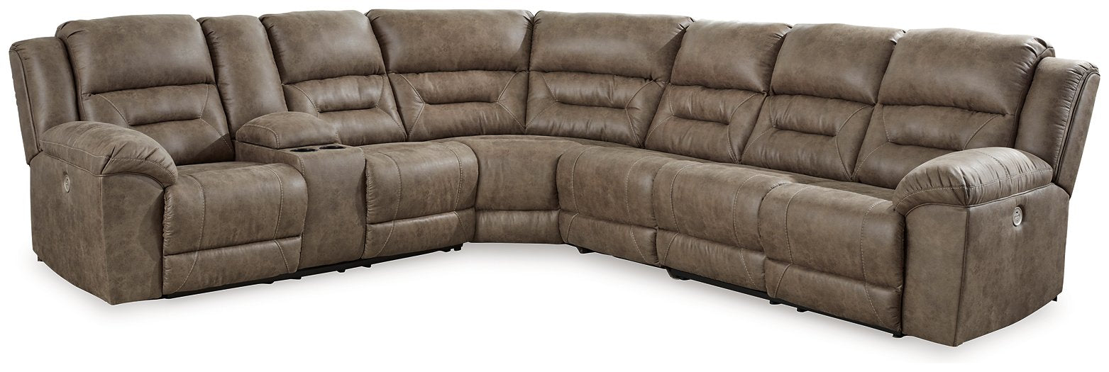 Ravenel Power Reclining Sectional - World Furniture Gallery (Newark, CA)