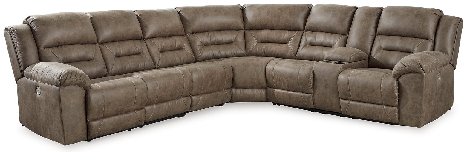 Ravenel Power Reclining Sectional - World Furniture Gallery (Newark, CA)