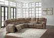 Ravenel Power Reclining Sectional - World Furniture Gallery (Newark, CA)