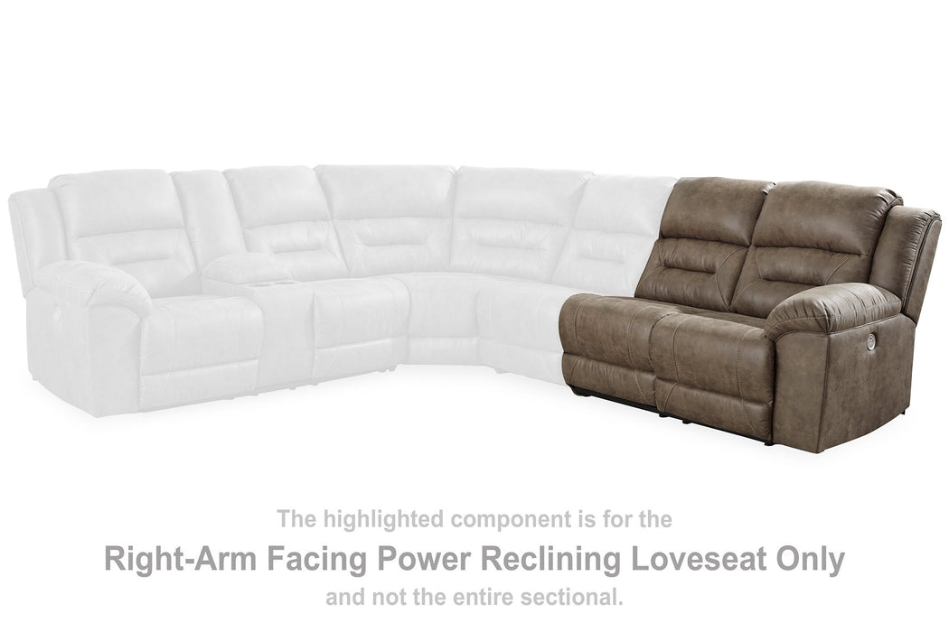 Ravenel Power Reclining Sectional - World Furniture Gallery (Newark, CA)