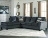 Abinger 2-Piece Sleeper Sectional with Chaise - World Furniture Gallery (Newark, CA)