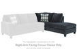 Abinger 2-Piece Sleeper Sectional with Chaise - World Furniture Gallery (Newark, CA)