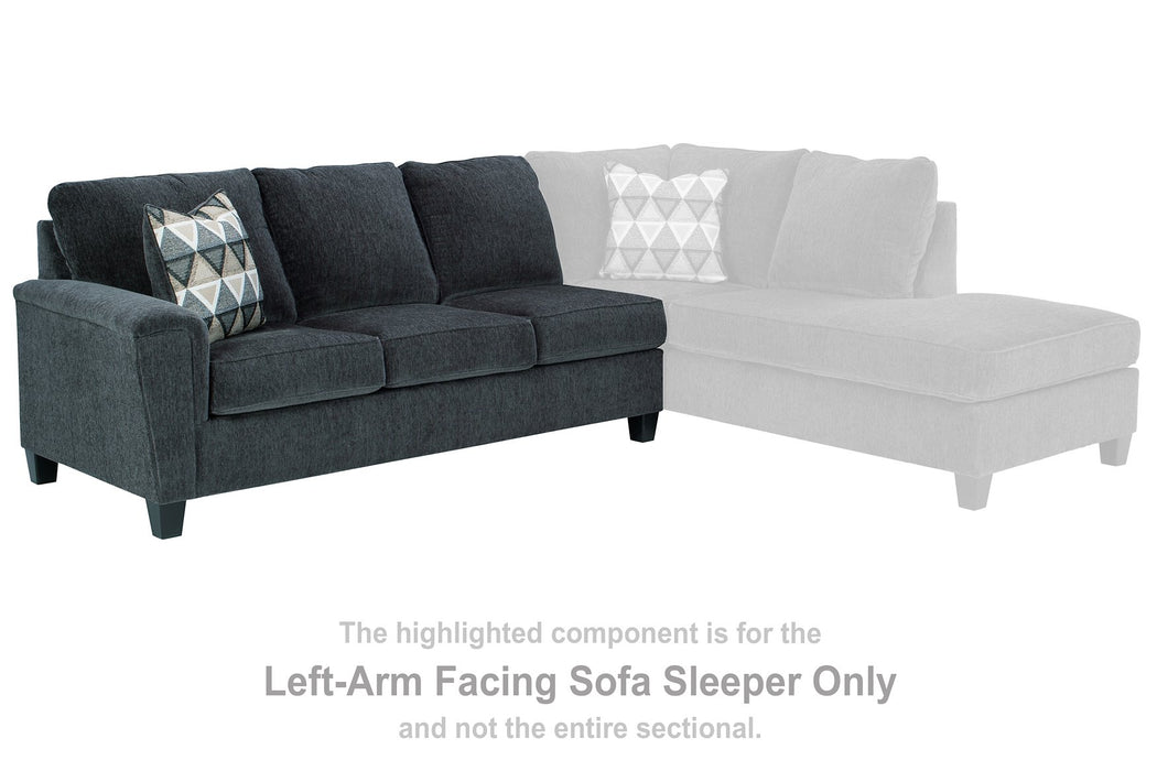 Abinger 2-Piece Sleeper Sectional with Chaise - World Furniture Gallery (Newark, CA)