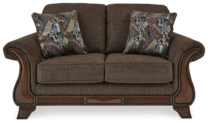 Miltonwood Loveseat - World Furniture Gallery (Newark, CA)