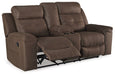 Jesolo Reclining Loveseat with Console - World Furniture Gallery (Newark, CA)