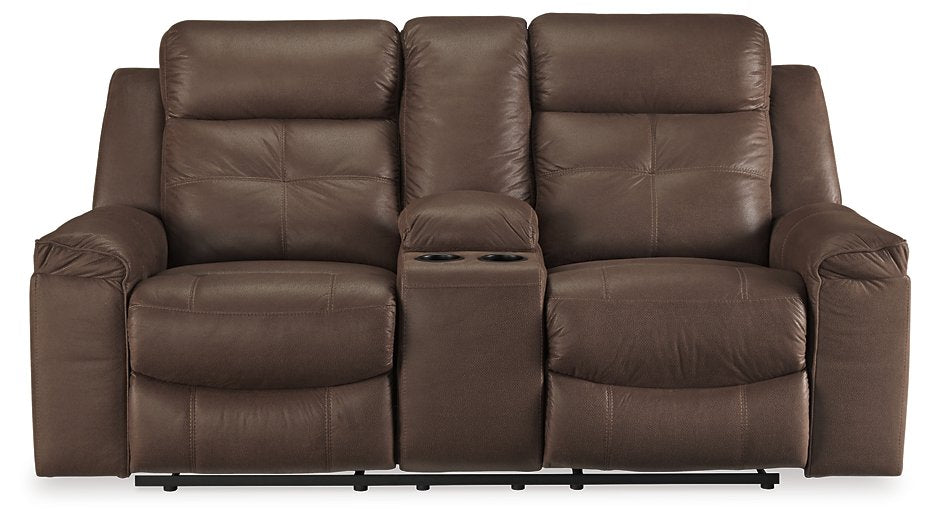 Jesolo Reclining Loveseat with Console - World Furniture Gallery (Newark, CA)