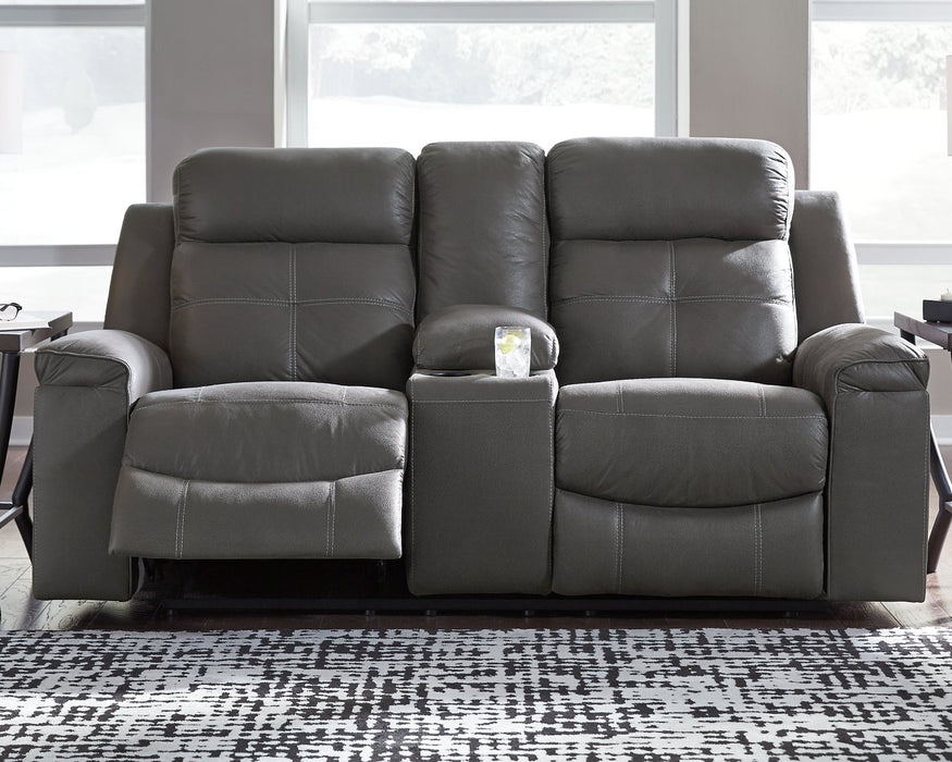 Jesolo Reclining Loveseat with Console - World Furniture Gallery (Newark, CA)