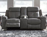 Jesolo Reclining Loveseat with Console - World Furniture Gallery (Newark, CA)