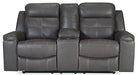 Jesolo Reclining Loveseat with Console - World Furniture Gallery (Newark, CA)