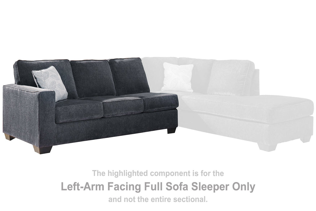 Altari 2-Piece Sleeper Sectional with Chaise - World Furniture Gallery (Newark, CA)