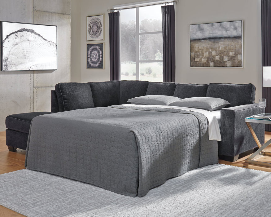 Altari 2-Piece Sleeper Sectional with Chaise - World Furniture Gallery (Newark, CA)