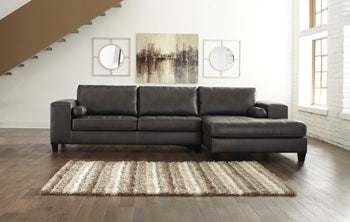 Nokomis 2-Piece Sectional with Chaise - World Furniture Gallery (Newark, CA)