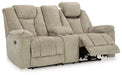 Hindmarsh Power Reclining Loveseat with Console - World Furniture Gallery (Newark, CA)