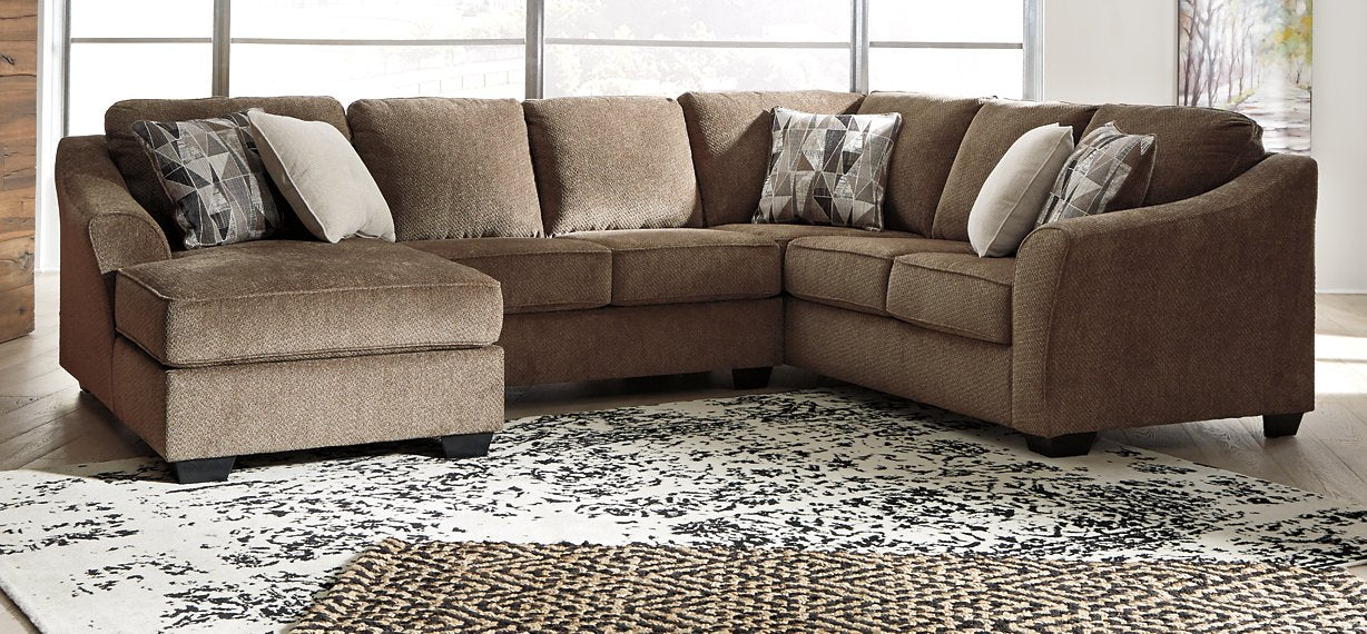 Graftin 3-Piece Sectional with Chaise - World Furniture Gallery (Newark, CA)