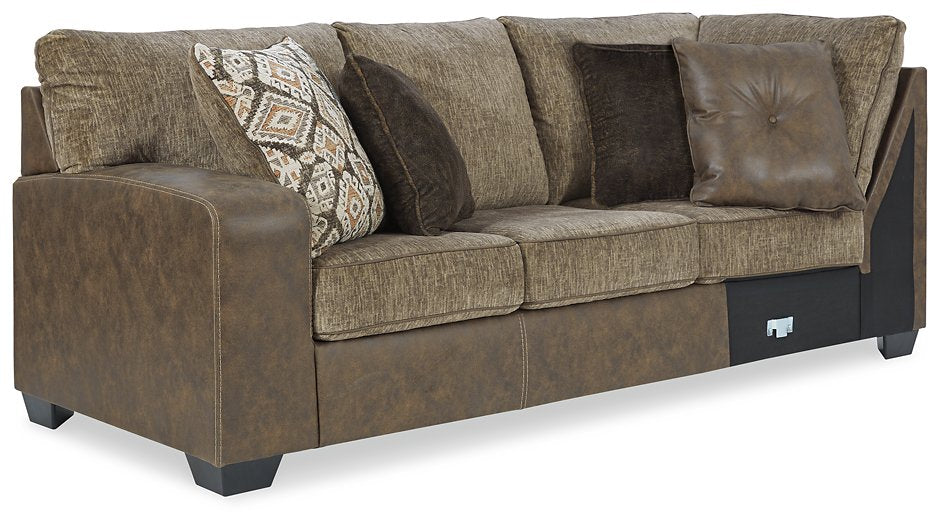 Abalone 3-Piece Sectional with Chaise - World Furniture Gallery (Newark, CA)