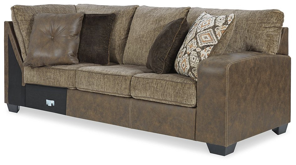 Abalone 3-Piece Sectional with Chaise - World Furniture Gallery (Newark, CA)