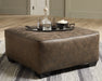 Abalone Oversized Accent Ottoman - World Furniture Gallery (Newark, CA)