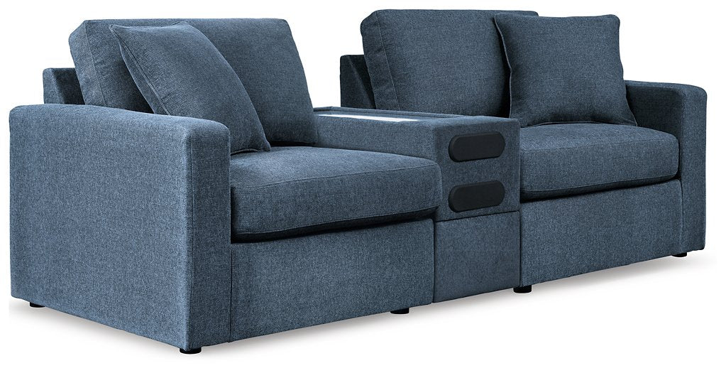 Modmax Sectional Loveseat with Audio System - World Furniture Gallery (Newark, CA)