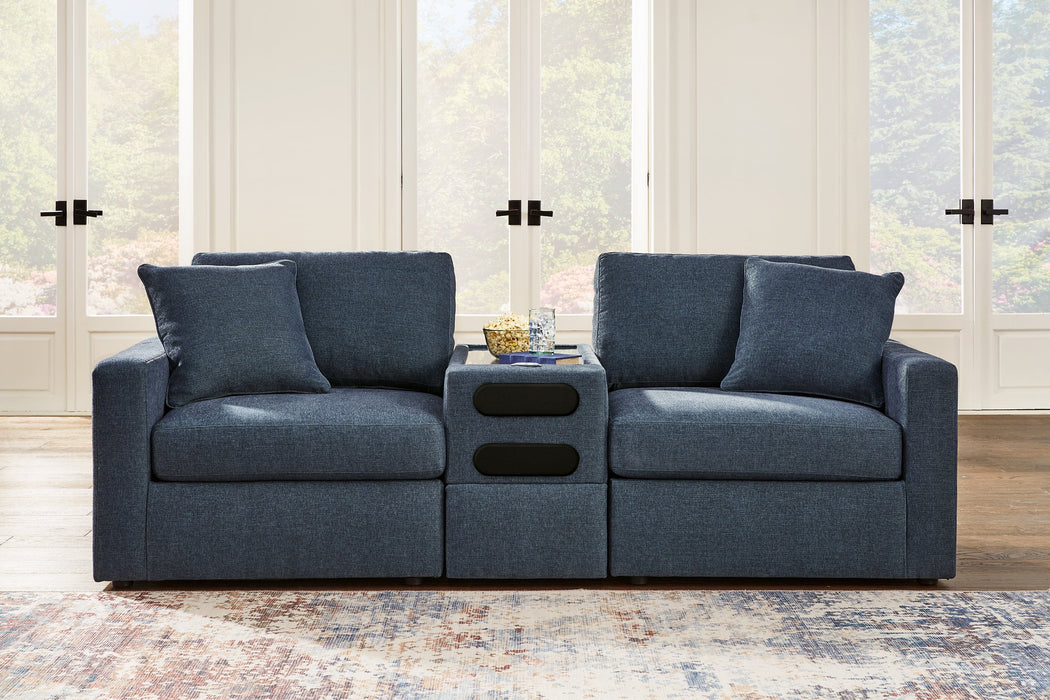 Modmax Sectional Loveseat with Audio System - World Furniture Gallery (Newark, CA)