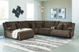 Top Tier Reclining Sectional with Chaise - World Furniture Gallery (Newark, CA)