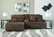 Top Tier Reclining Sectional Sofa with Chaise - World Furniture Gallery (Newark, CA)