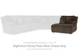 Top Tier Reclining Sectional with Chaise - World Furniture Gallery (Newark, CA)