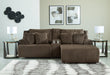 Top Tier Reclining Sectional Sofa with Chaise - World Furniture Gallery (Newark, CA)