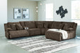 Top Tier Reclining Sectional with Chaise - World Furniture Gallery (Newark, CA)