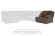 Top Tier Reclining Sectional with Chaise - World Furniture Gallery (Newark, CA)