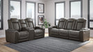 HyllMont Power Reclining Living Room Set - World Furniture Gallery (Newark, CA)