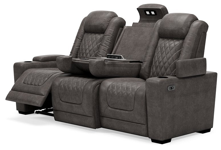 HyllMont Power Reclining Sofa - World Furniture Gallery (Newark, CA)