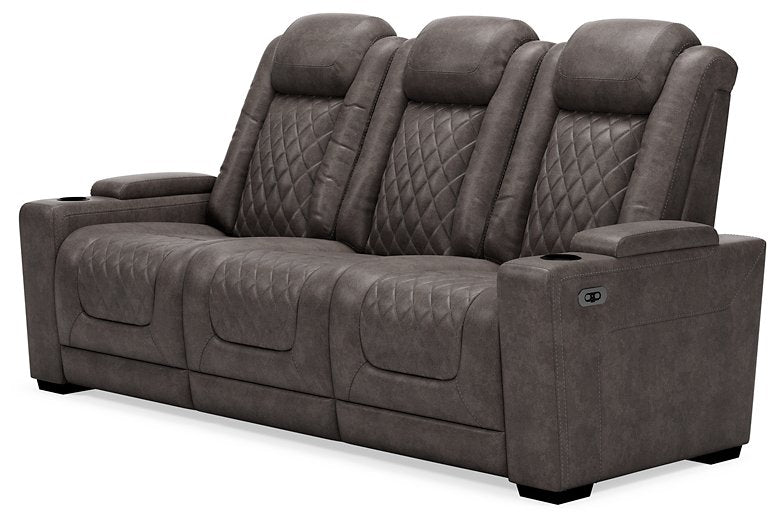 HyllMont Power Reclining Sofa - World Furniture Gallery (Newark, CA)