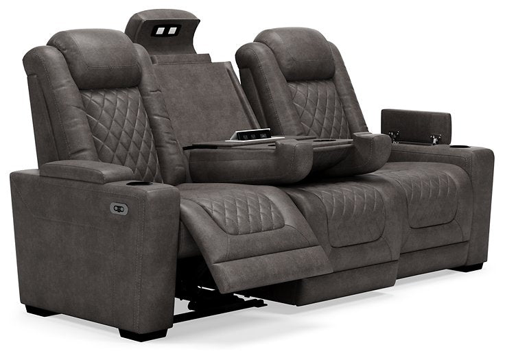 HyllMont Power Reclining Sofa - World Furniture Gallery (Newark, CA)