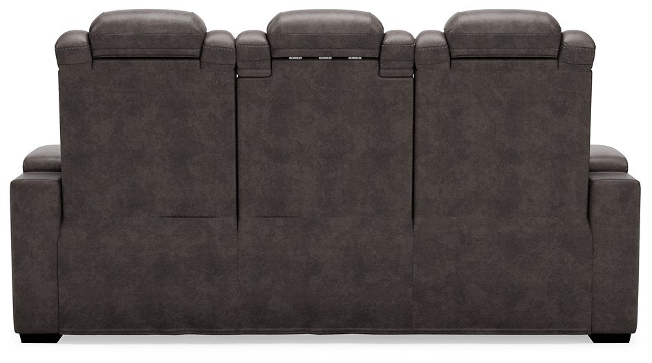 HyllMont Power Reclining Sofa - World Furniture Gallery (Newark, CA)