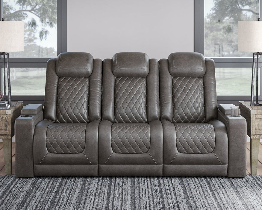 HyllMont Power Reclining Sofa - World Furniture Gallery (Newark, CA)