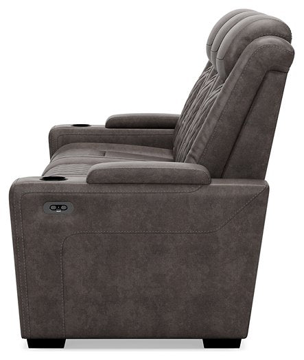 HyllMont Power Reclining Sofa - World Furniture Gallery (Newark, CA)